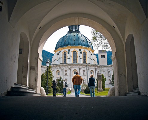 Der Eingang zu Kloster Ettal